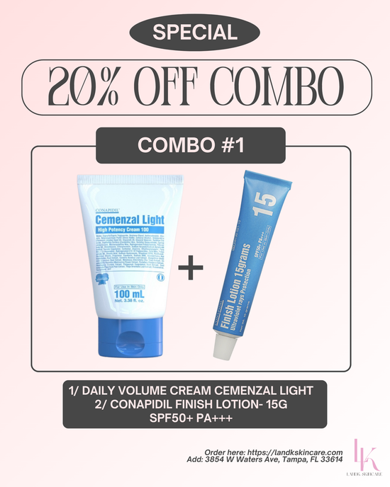 Pharmesthetics Cemenzal Light + Finish Lotion 15Gr COMBO                 🍀 Extra Bonus 5% OFF 🍀